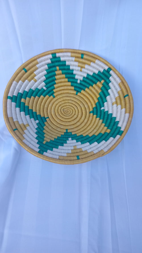 African baskets, Rwanda basket, handwoven baskets, wall hangings, table decor baskets, 12 inches baskets