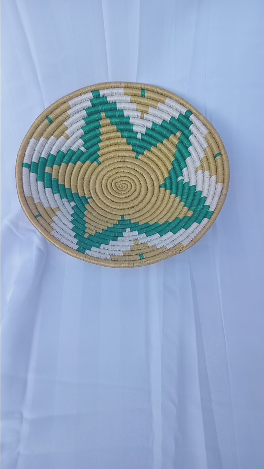 African baskets, Rwanda basket, handwoven baskets, wall hangings, table decor baskets, 12 inches baskets